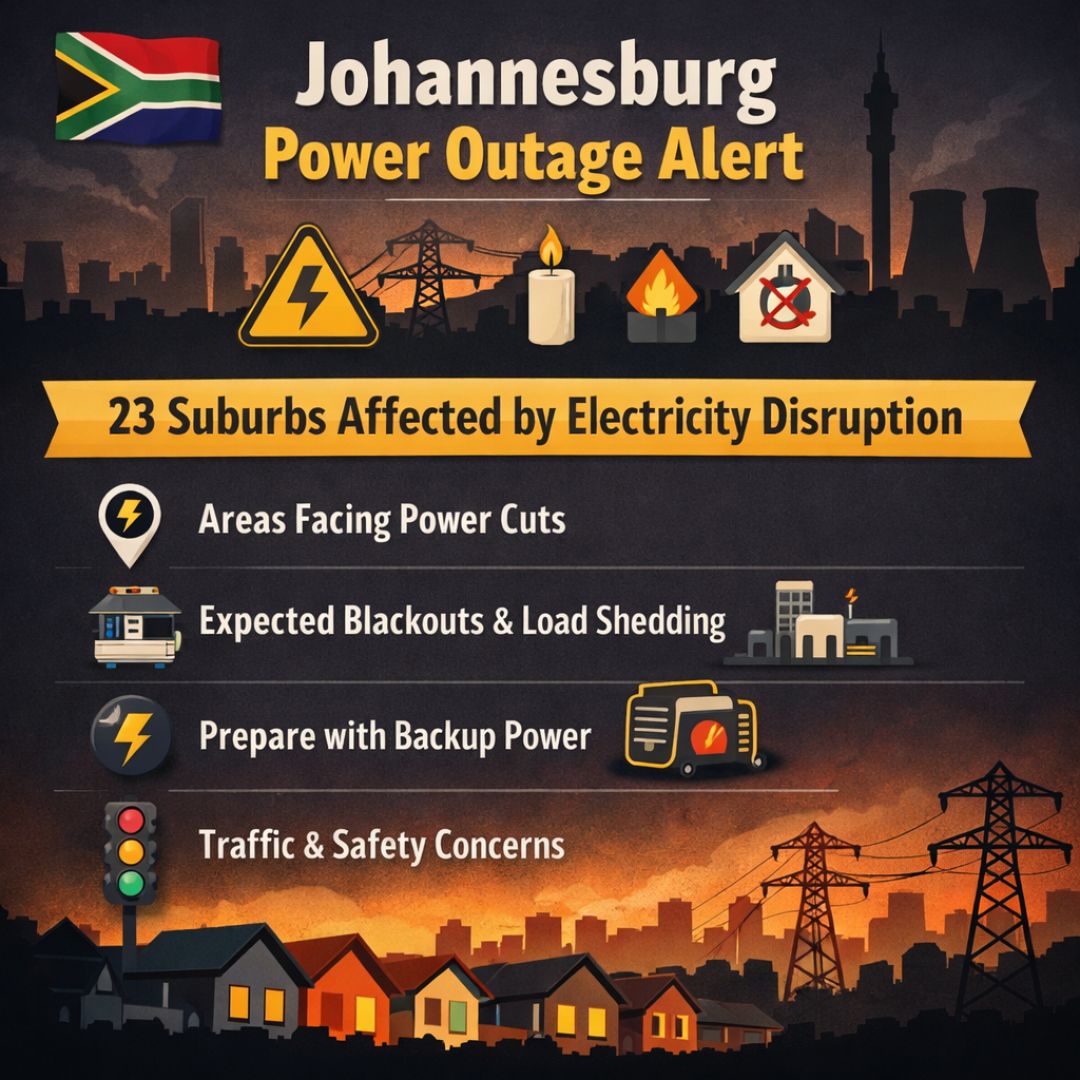 Johannesburg Power Outage update