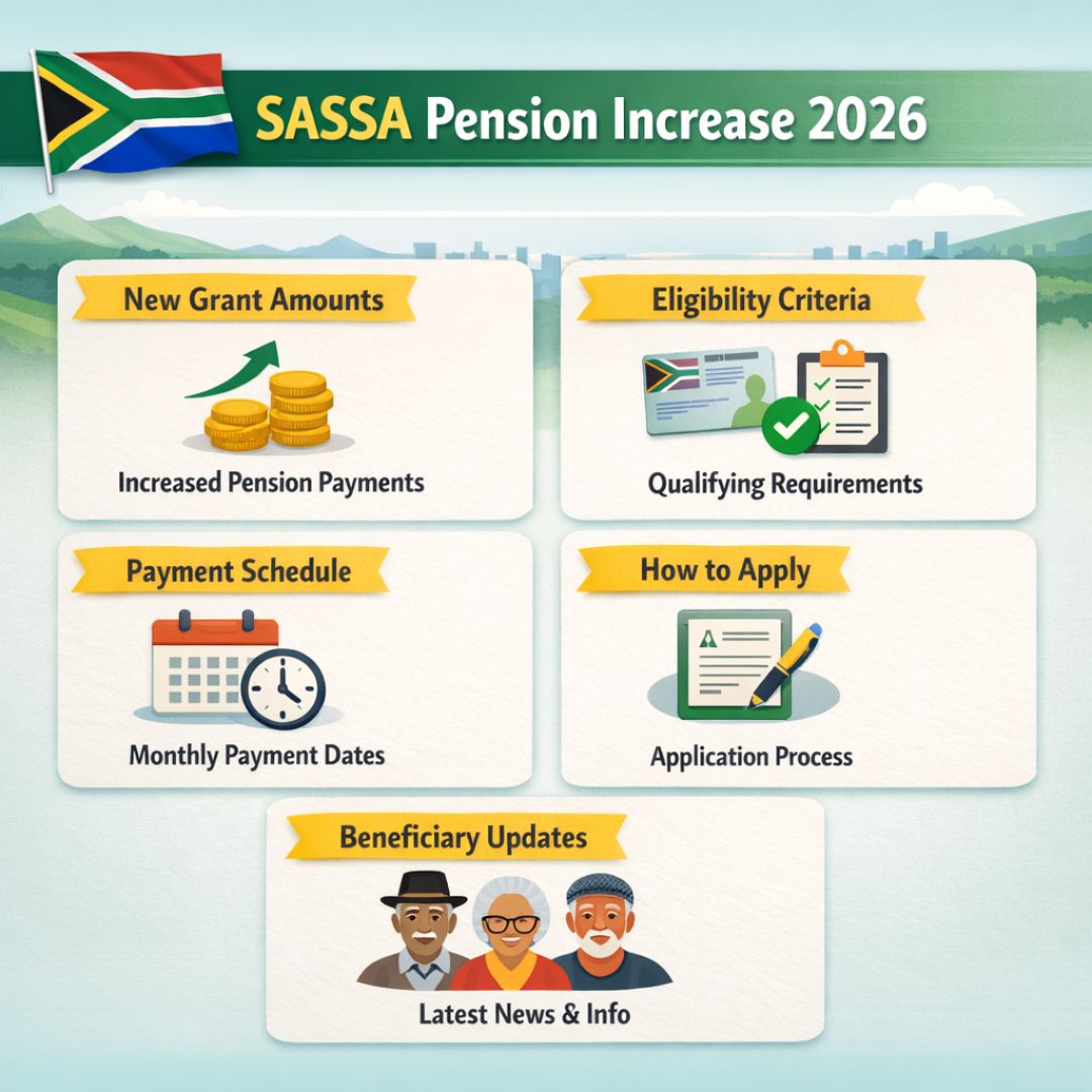 SASSA Pension Increase 2026)